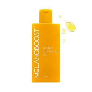 Melanoboost Peptide Sun Tanning Oil - Yellow